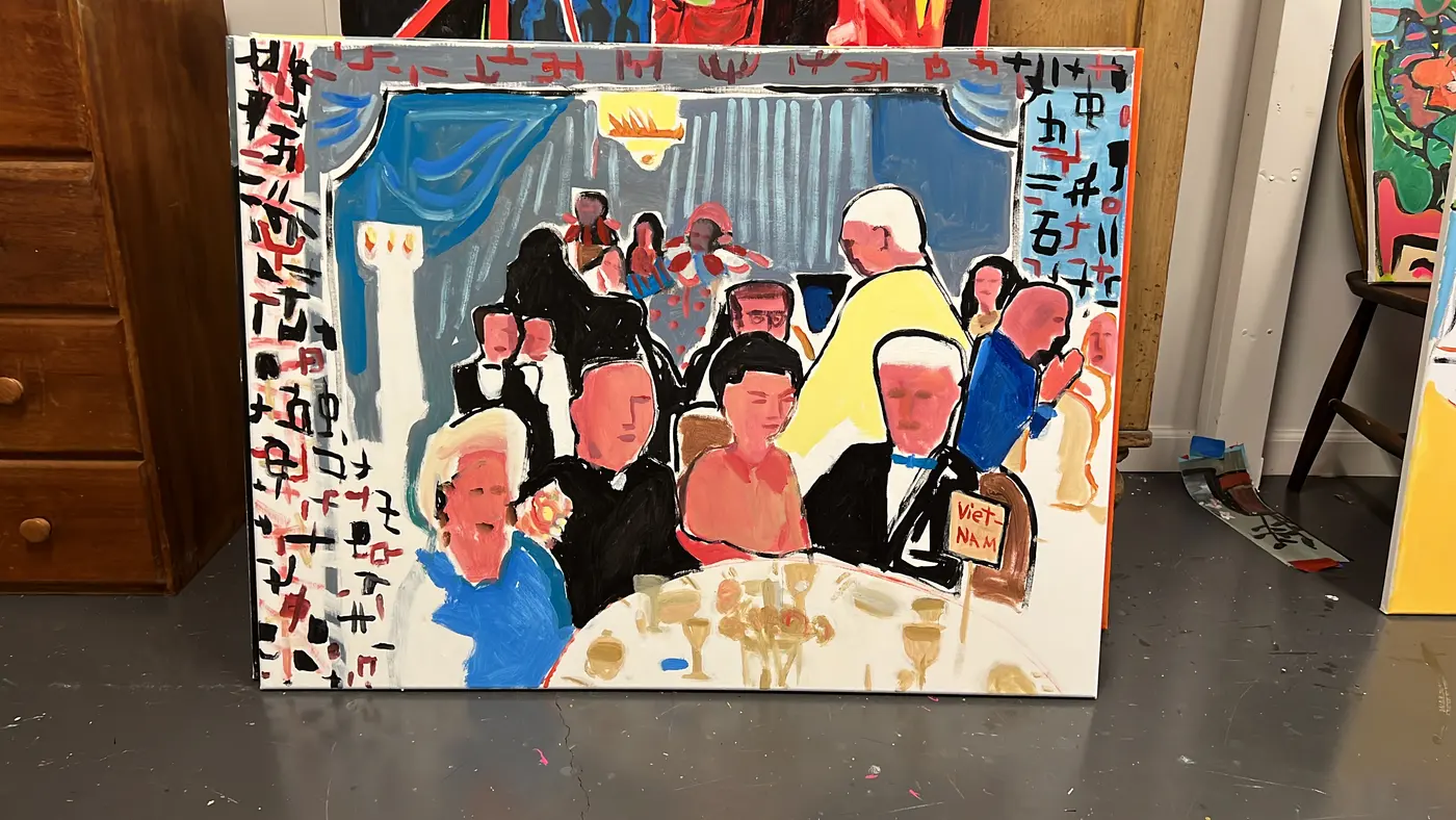 Painting by Michael Beckner