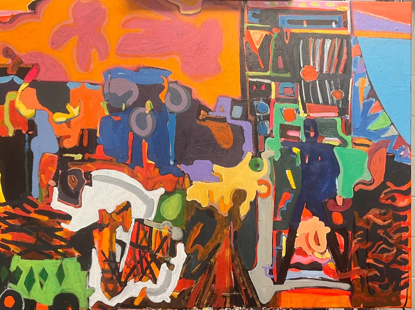 Painting by Michael Beckner