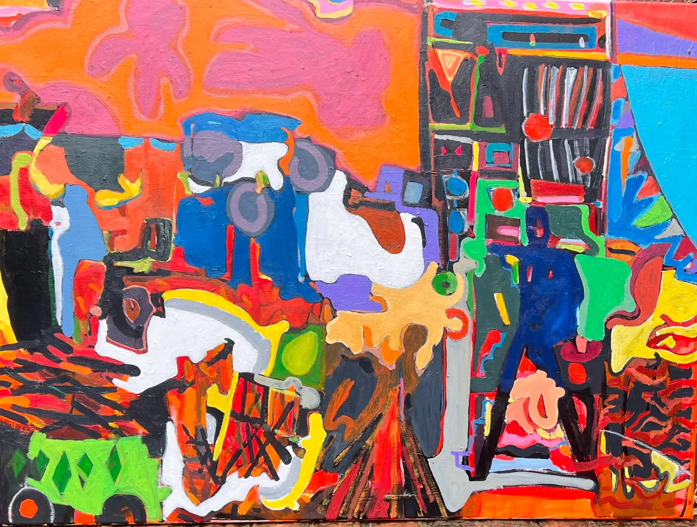 Painting by Michael Beckner