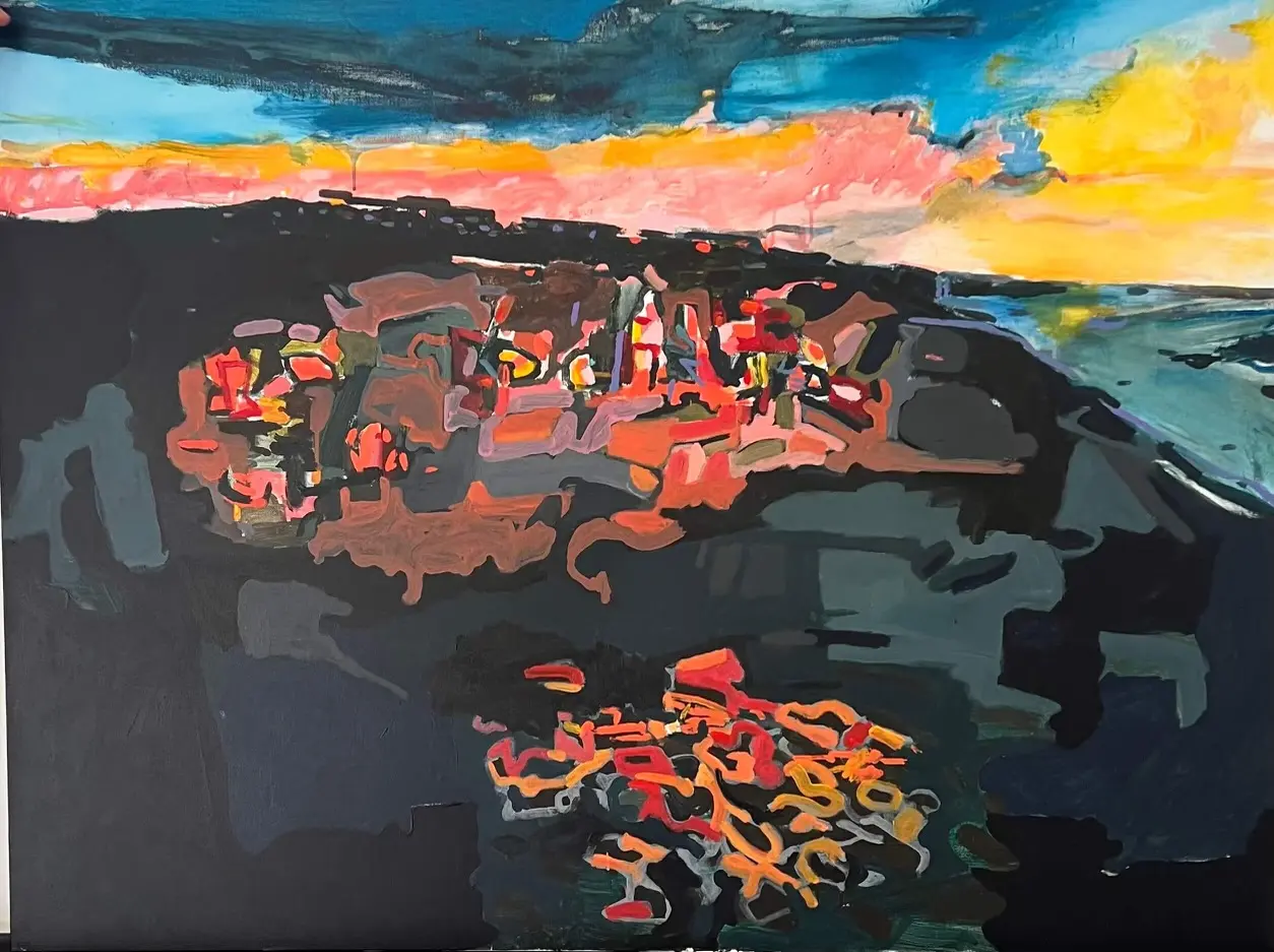 Painting by Michael Beckner