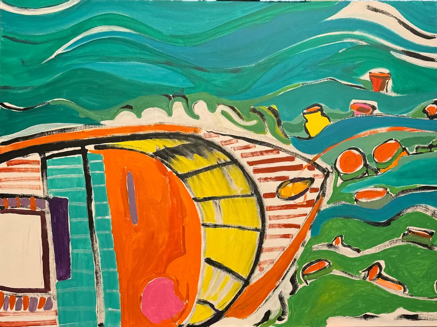 Painting by Michael Beckner