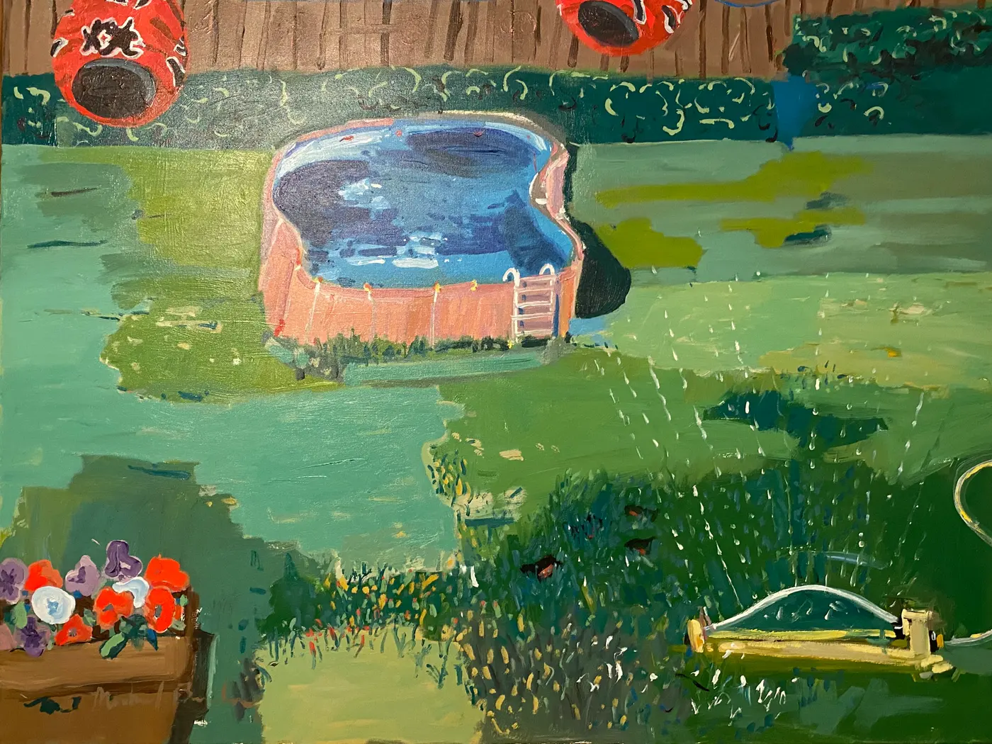 Painting by Michael Beckner