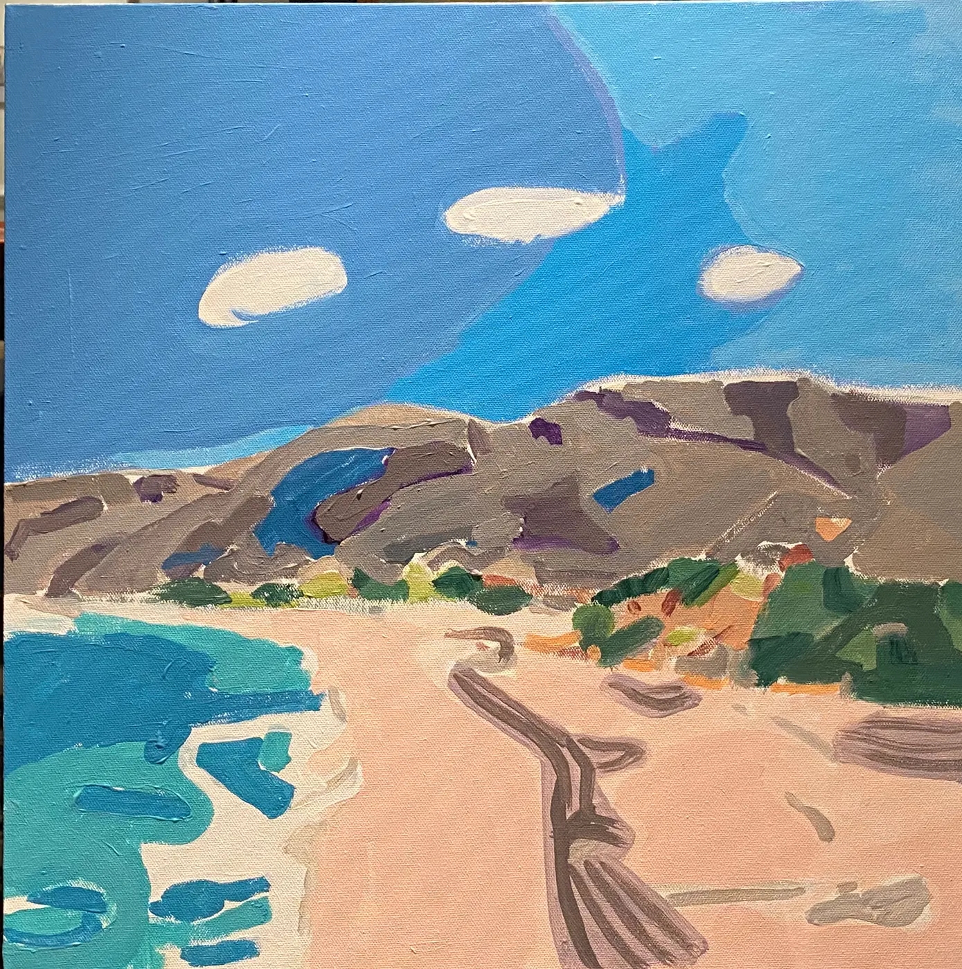 Painting by Michael Beckner