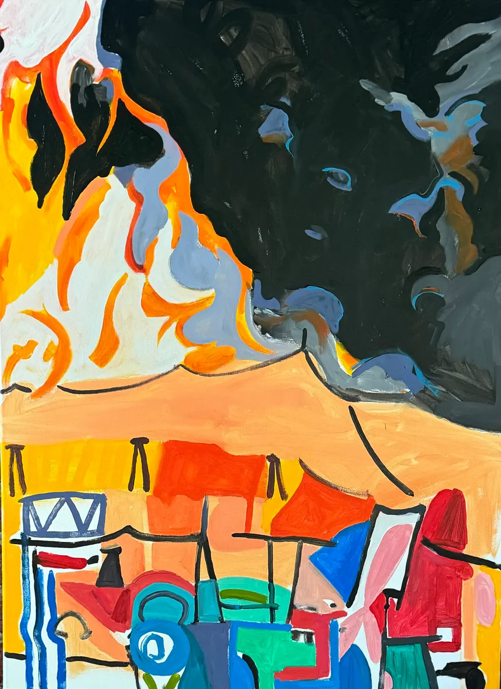 Painting by Michael Beckner
