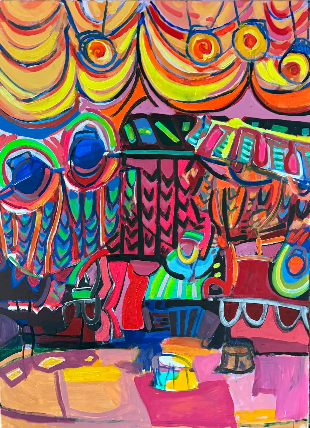 Painting by Michael Beckner