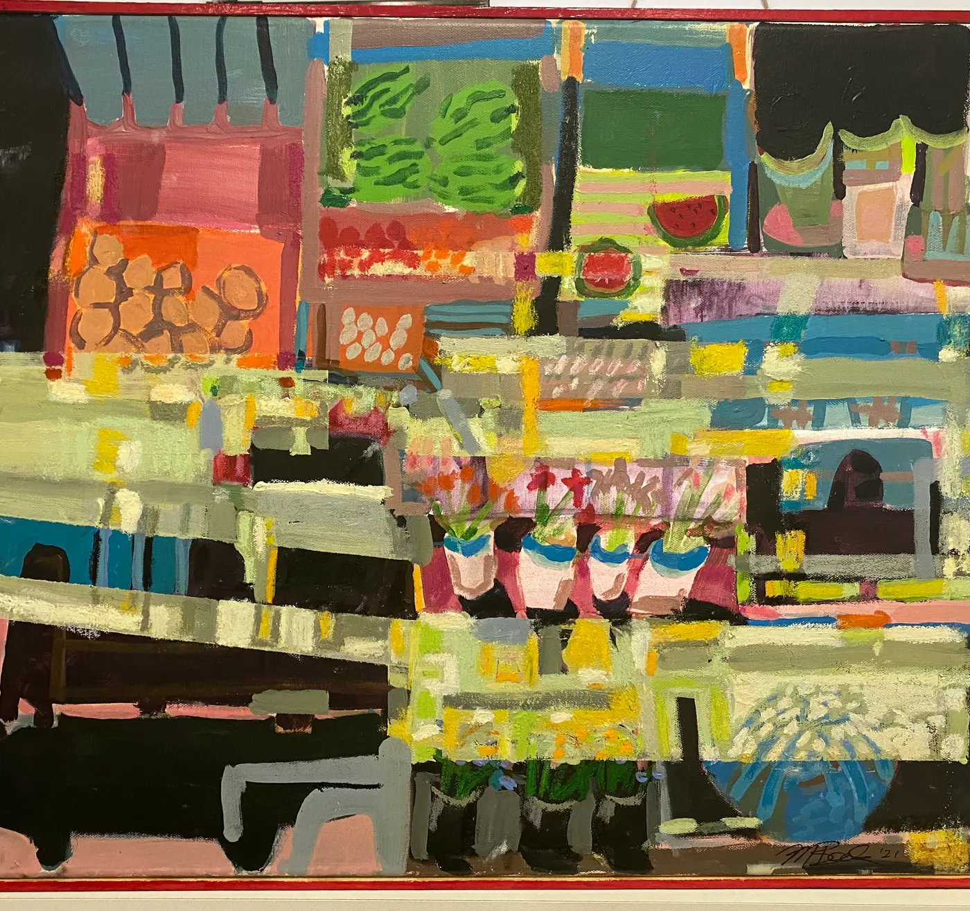Painting by Michael Beckner