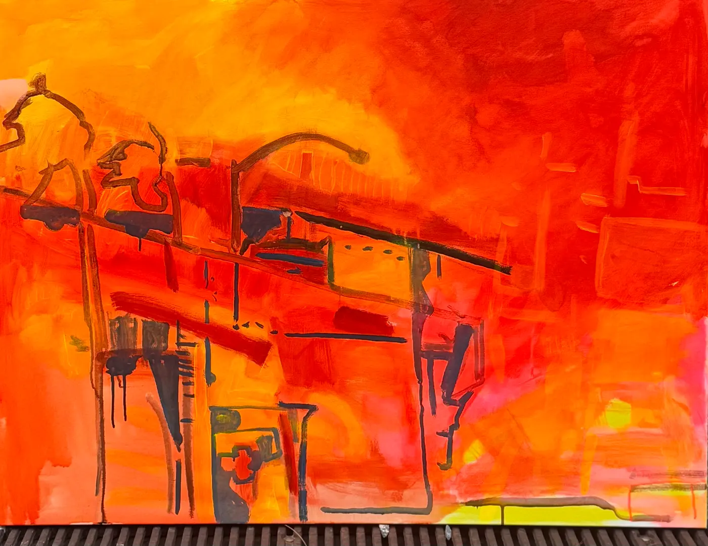 Painting by Michael Beckner