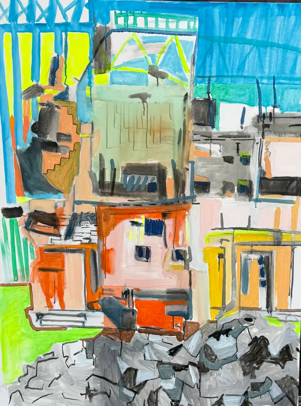 Painting by Michael Beckner
