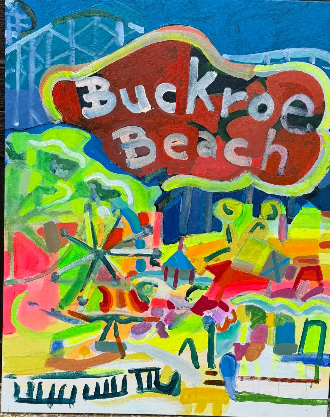 Painting by Michael Beckner