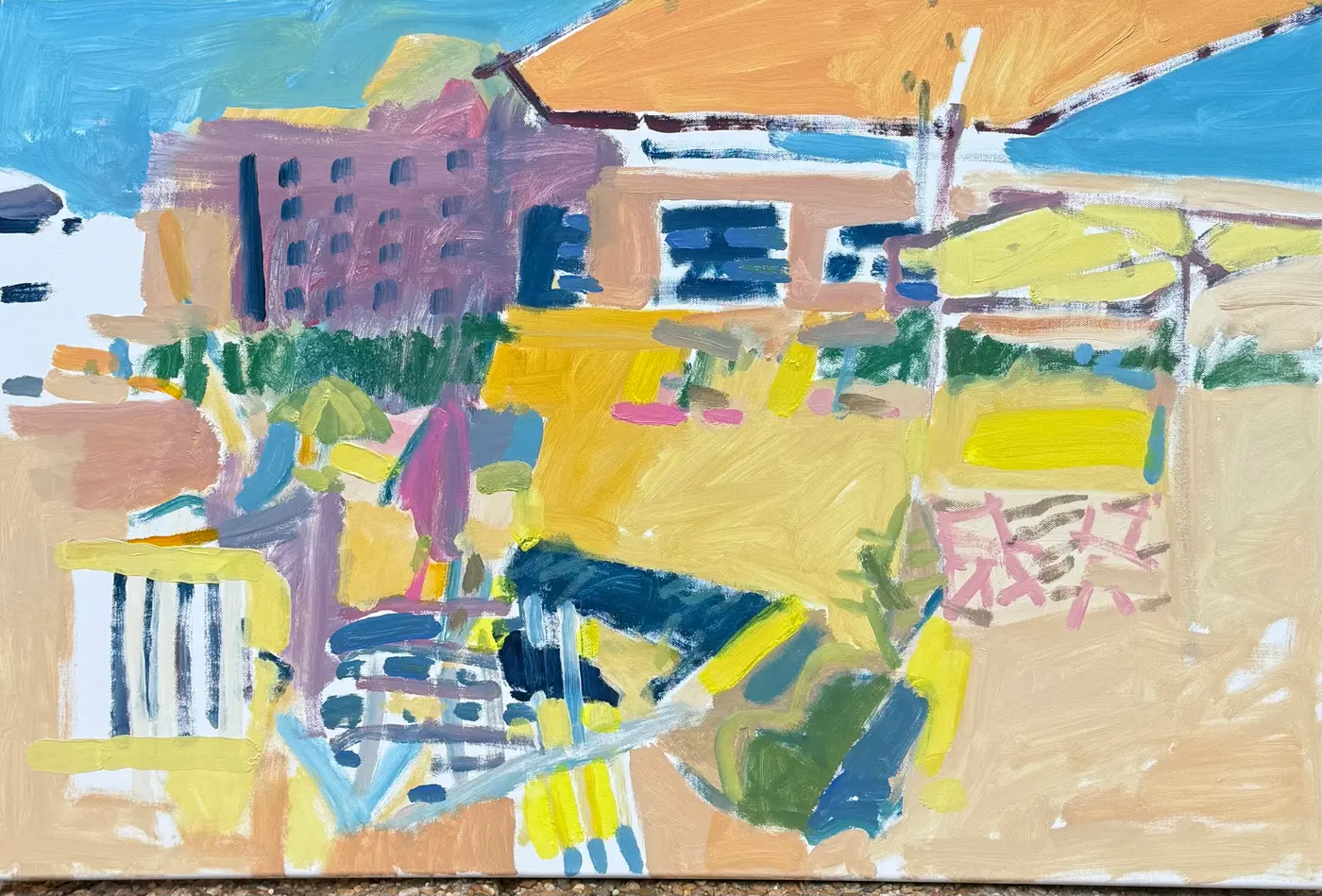 Painting by Michael Beckner