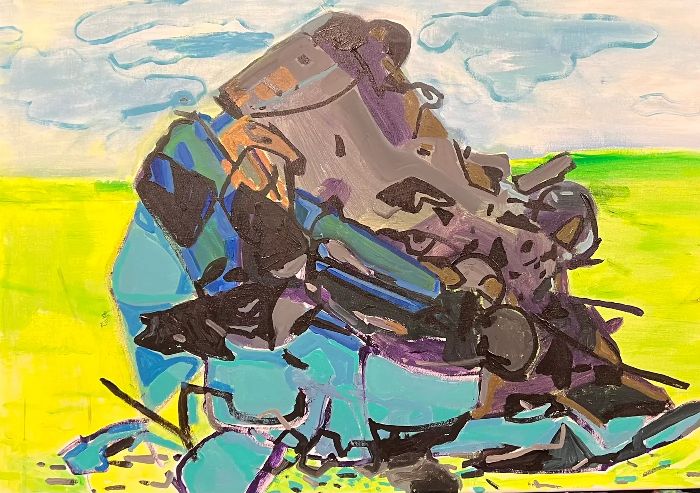 Painting by Michael Beckner