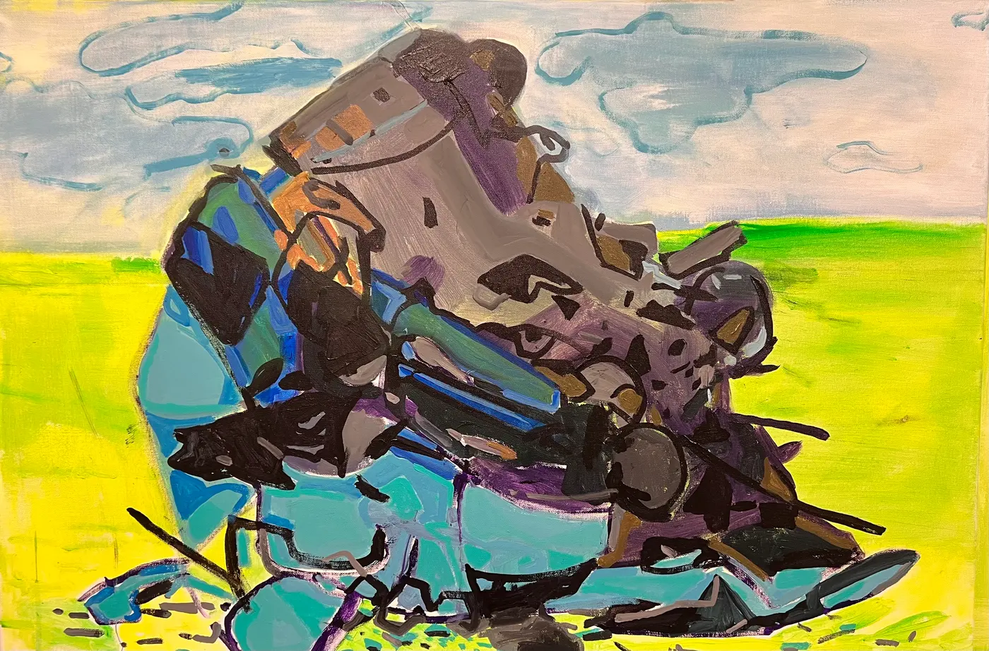 Painting by Michael Beckner