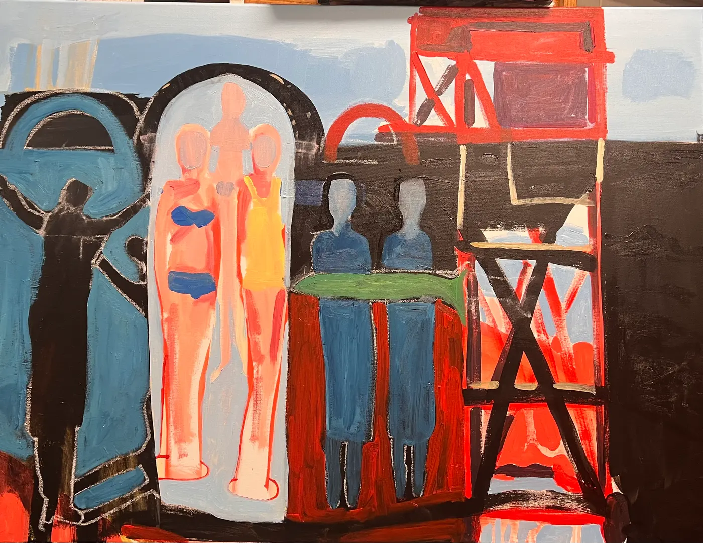 Painting by Michael Beckner