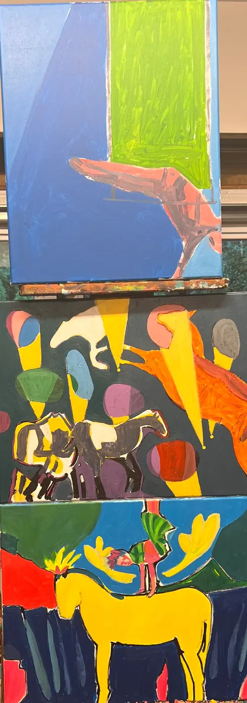 Painting by Michael Beckner