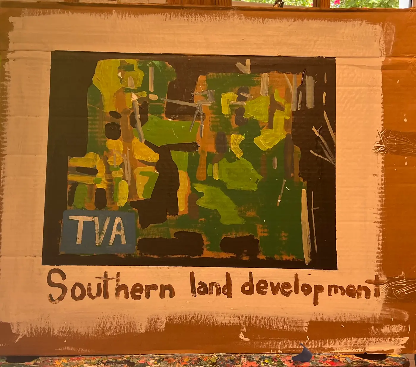 Painting by Michael Beckner