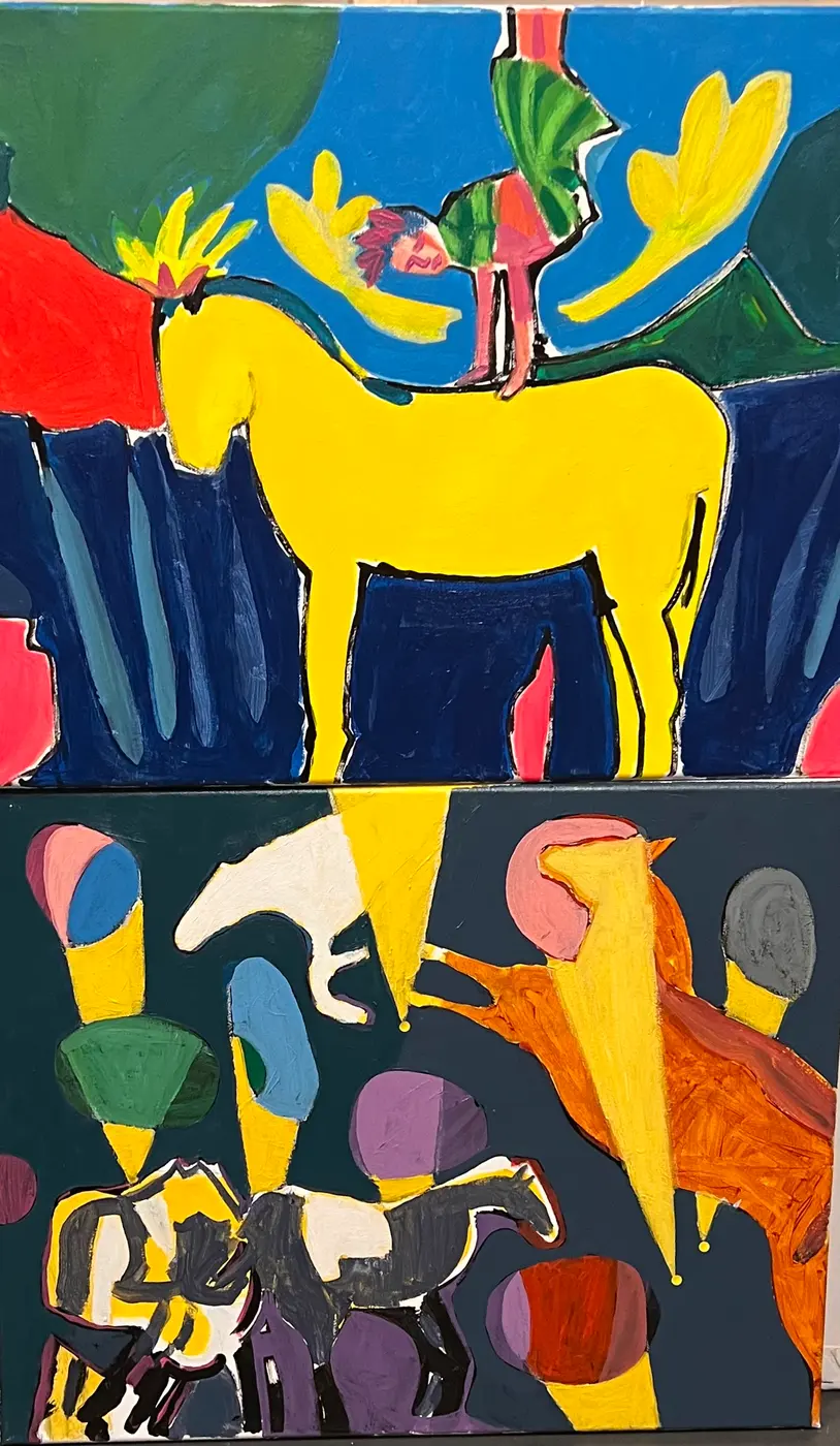 Painting by Michael Beckner