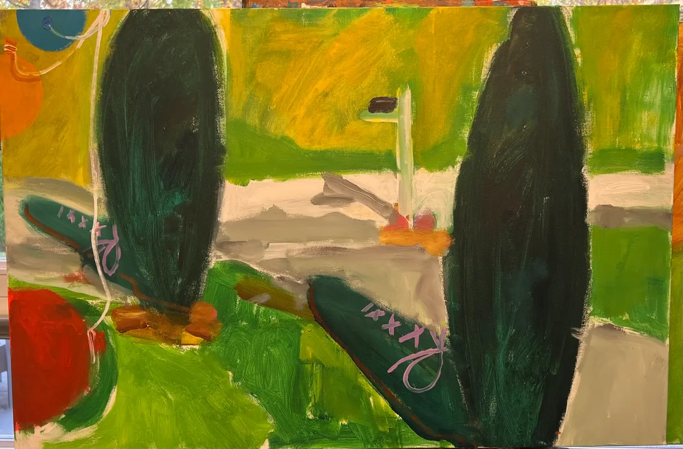 Painting by Michael Beckner