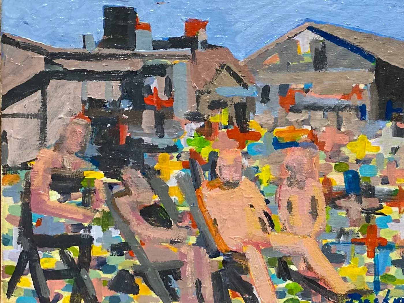 Painting by Michael Beckner